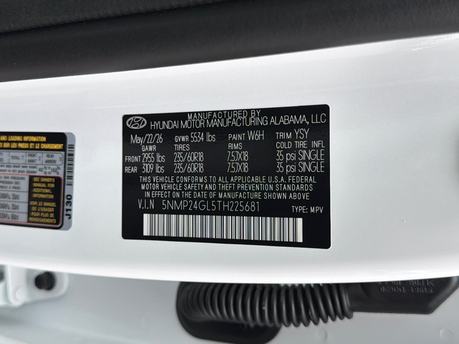 New 2026 Serenity White Hyundai SEL image 29