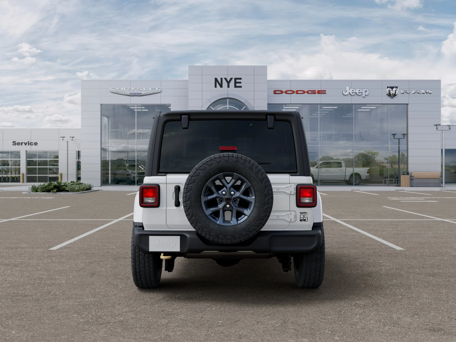 New 2026 Bright White Clearcoat Jeep 85th Anniversary Edition image 34