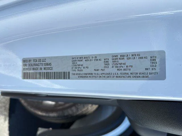 New 2026 White Ram Low Roof image 45