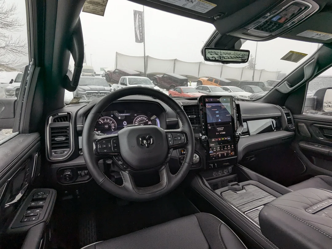 New 2026 Black RAM Limited - - Pano Sunroof - Heads Up Display - Rambox Cargo & More! image 27
