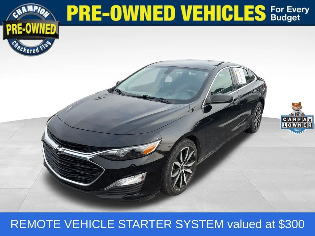 Used 2020 Black Chevrolet RS image 1