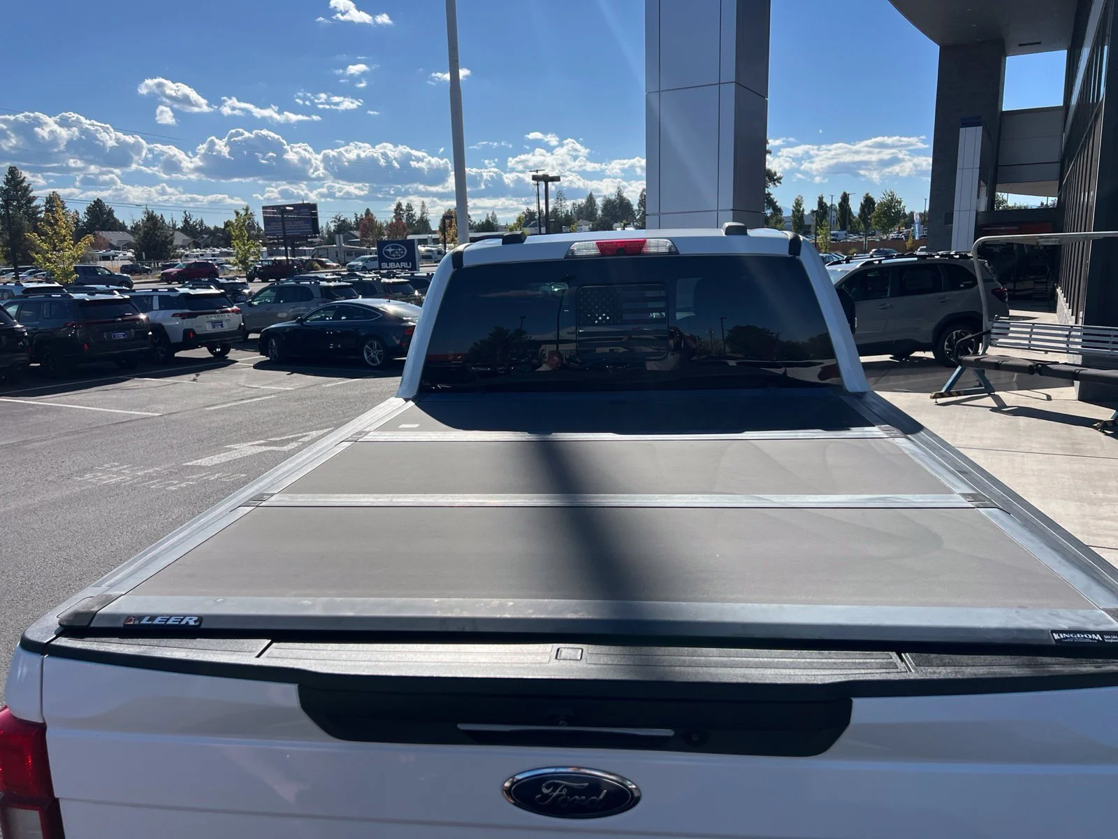 Used 2021 Star White Metallic Tri-Coat Ford Lariat image 11