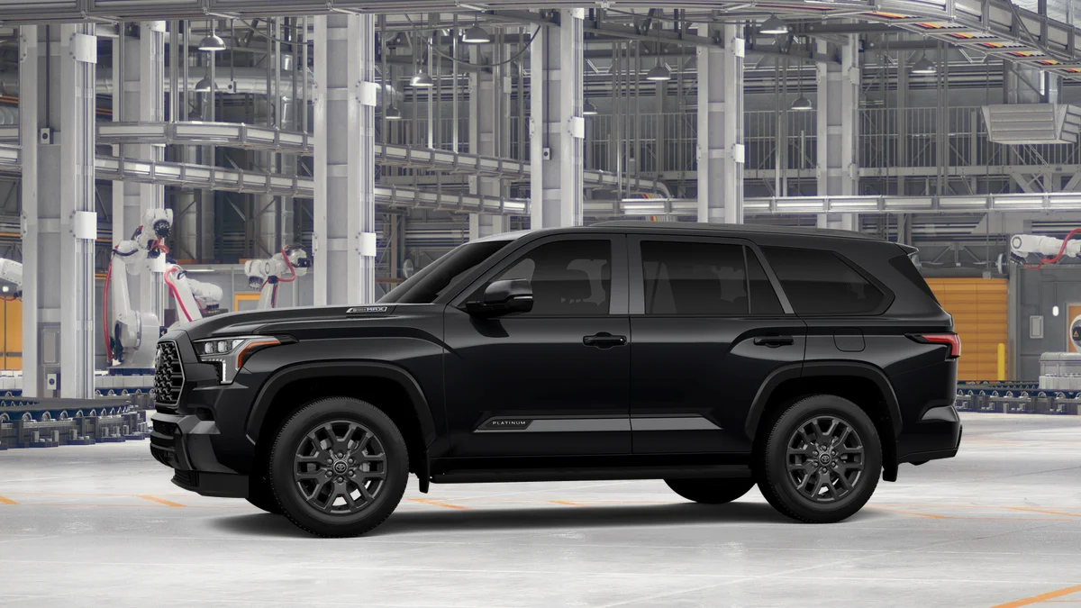 New 2026 Midnight Black Metallic Toyota Platinum image 3