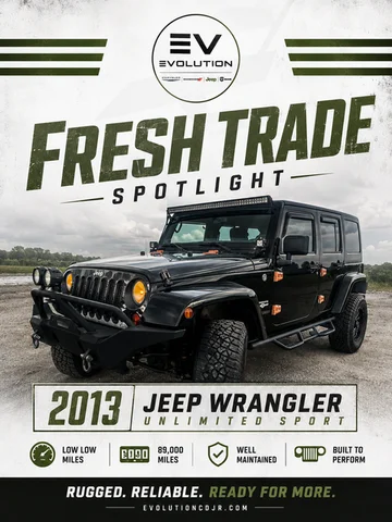 2013 Jeep Wrangler Unlimited Sport