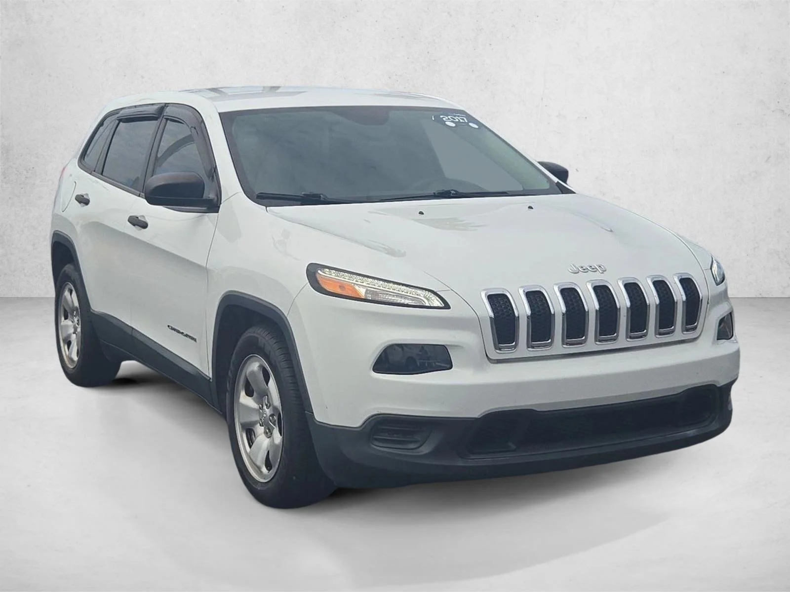 Used 2017 Bright White Clearcoat Jeep Sport image 3