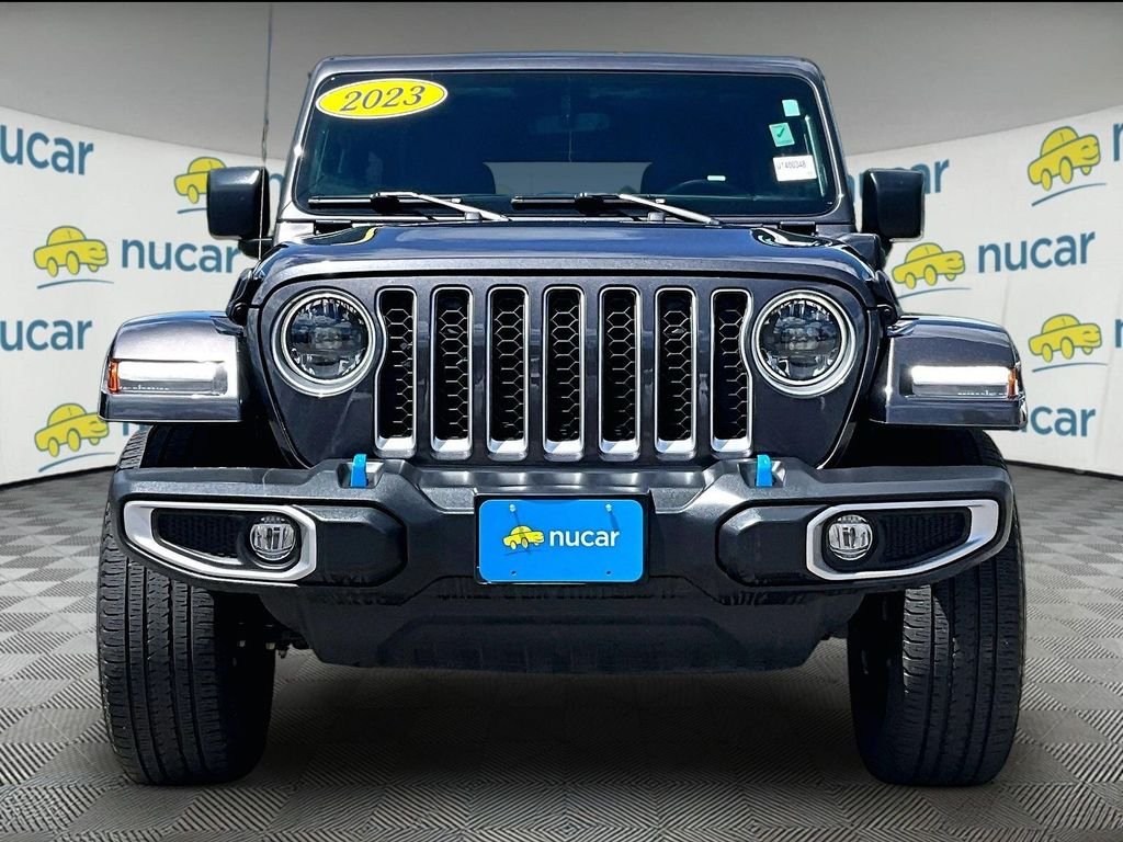 Used 2023 Gray Jeep Sahara 4xe image 2