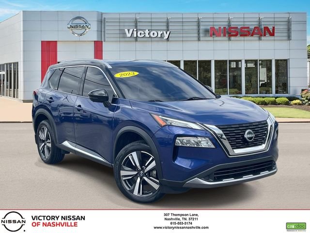 Certified Used 2023 Blue Nissan SL image 1