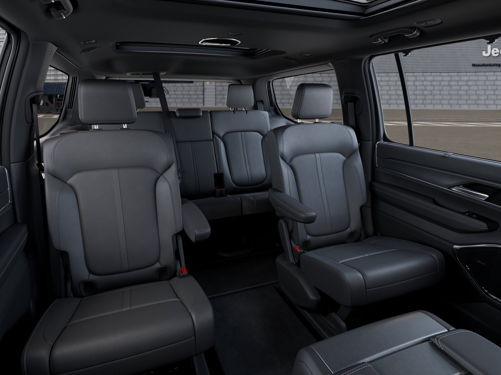 New 2026 Velvet Red Pearl-Coat Exterior Paint Jeep Grand Wagoneer image 15