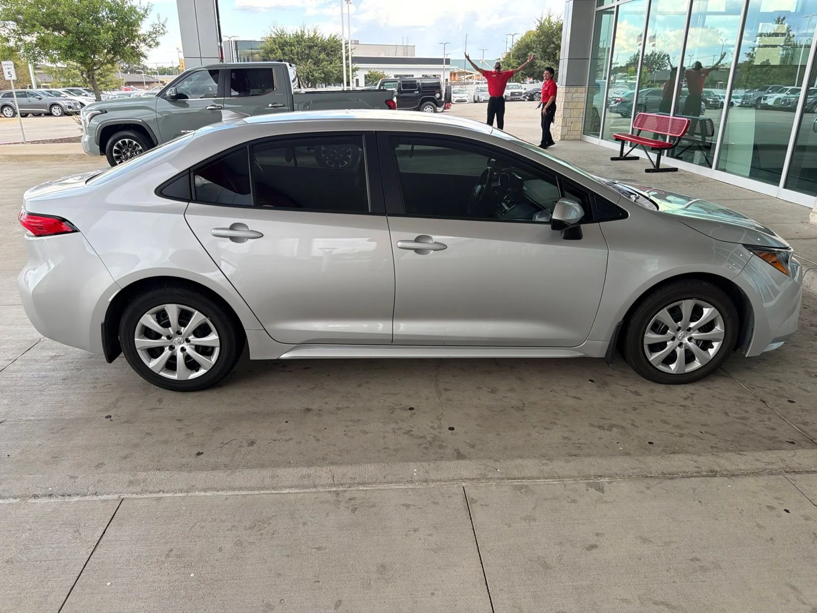 Used 2025 Silver Toyota LE image 23