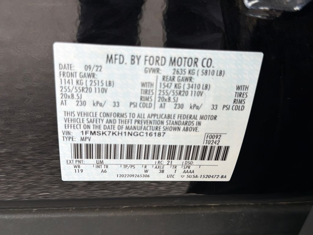 Used 2022 Agate Black Metallic Ford ST-Line image 25