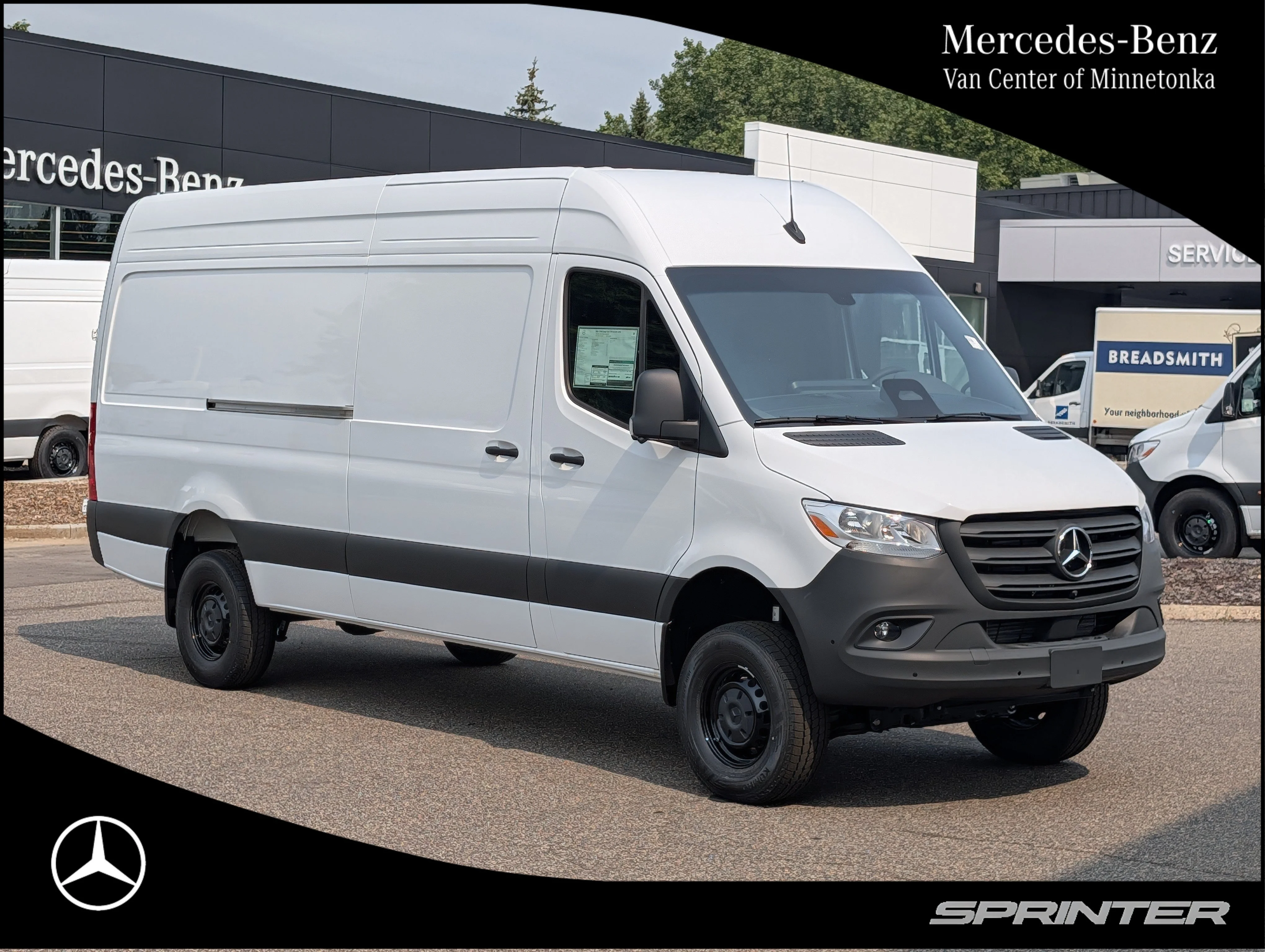 New 2026 Arctic White Mercedes-Benz 2500 High Roof I4 Diesel HO 170 AWD image 1