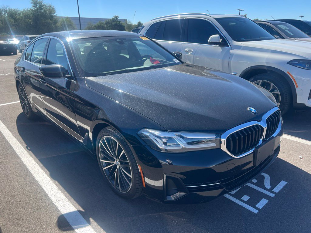 Certified Used 2023 Jet Black BMW 530i image 2