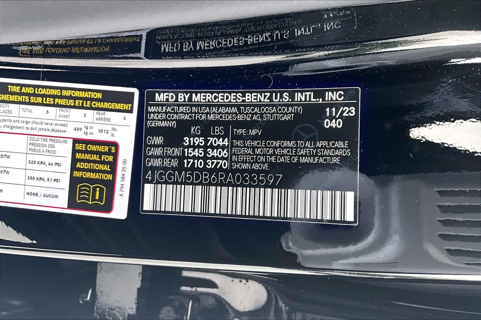 Used 2024 Obsidian Black Metallic Mercedes-Benz AMG® EQE image 31
