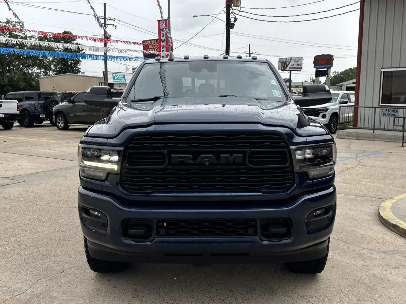 Used 2022 Patriot Blue Pearlcoat Ram Limited image 2