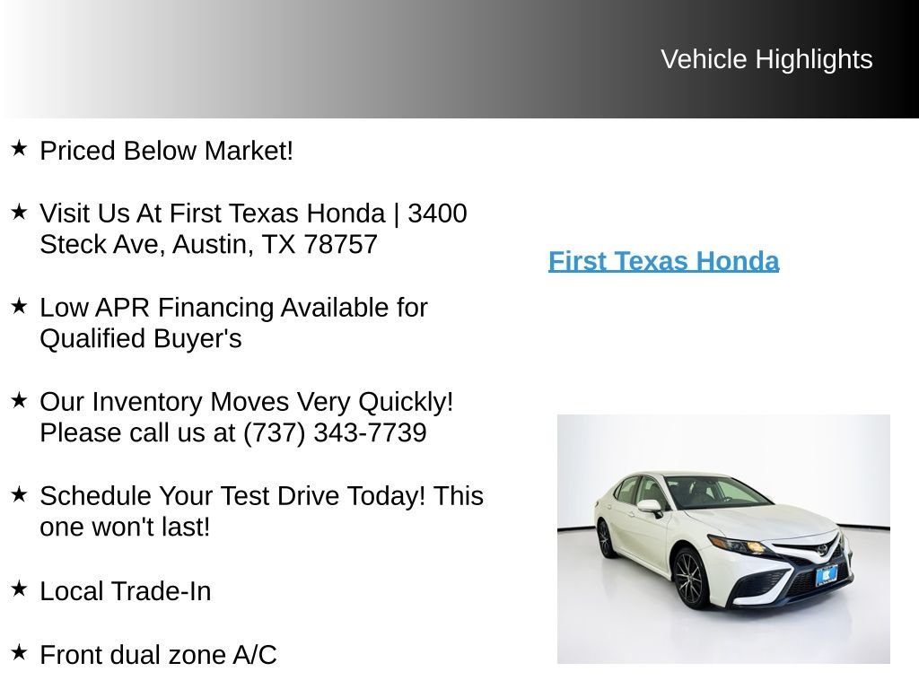 Used 2024 Ice Toyota SE image 9