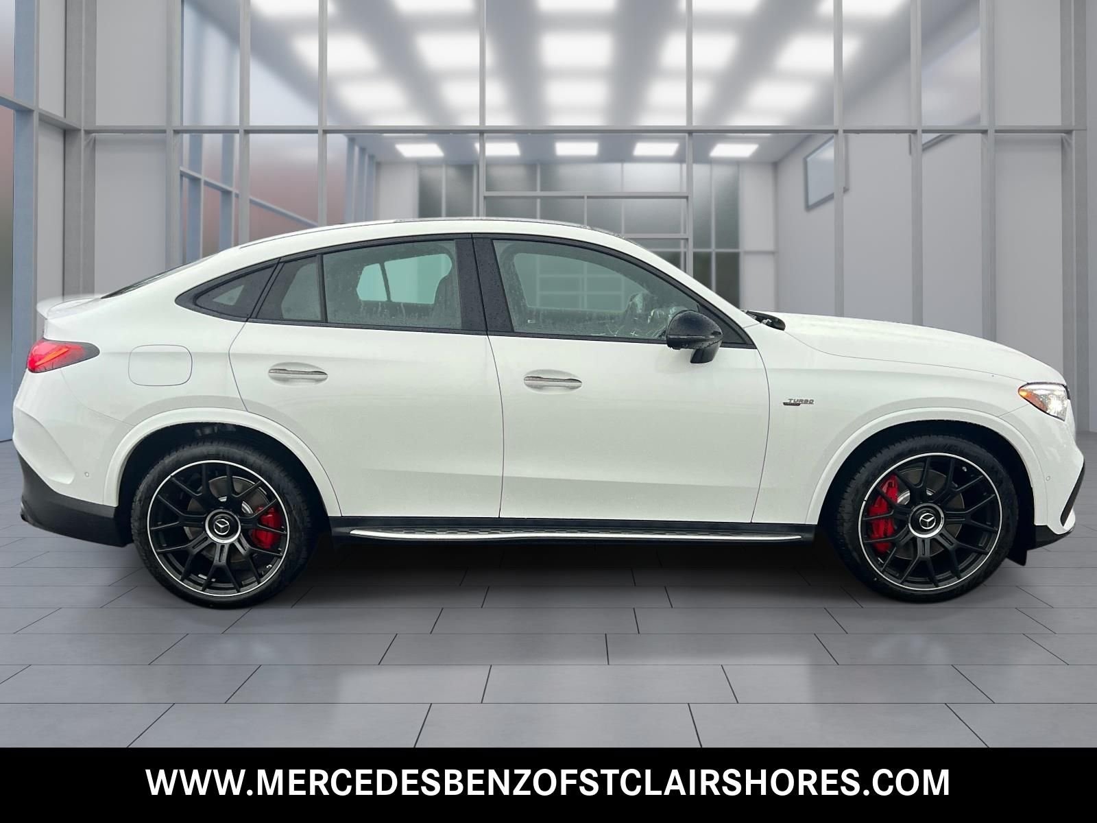 New 2027 MANUFAKTUR Moonlight White Metallic Mercedes-Benz AMG® GLC 53 4MATIC+ Coupe image 7