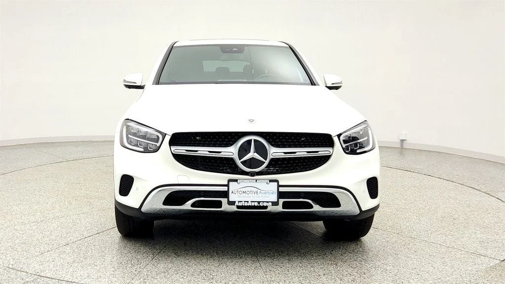 Used 2023 Polar White Mercedes-Benz GLC 300 4MATIC® Coupe w/ Burmester Surround Sound image 2