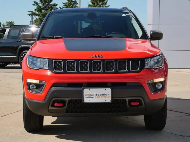 Used 2018 Jeep Compass Trailhawk with VIN 3C4NJDDB0JT484861 for sale in Eden Prairie, Minnesota