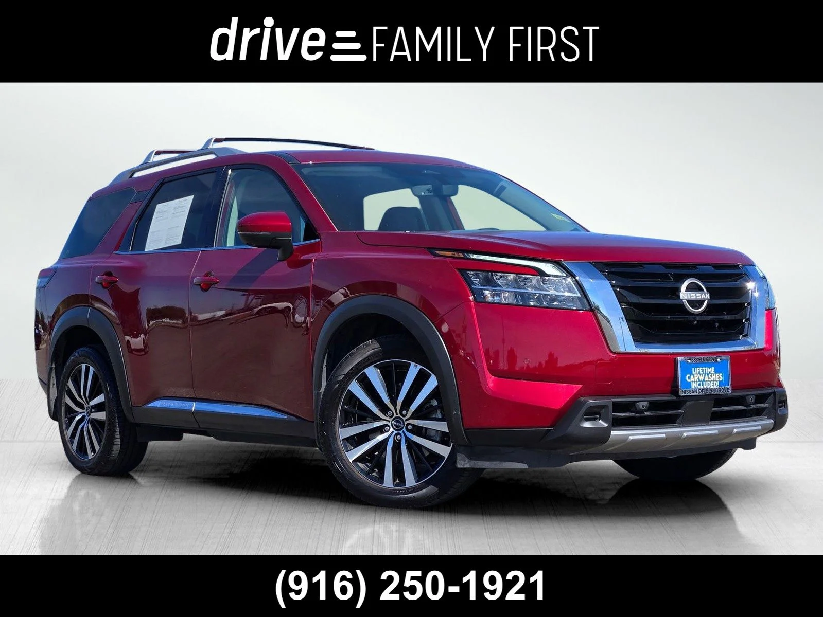 Used 2023 Scarlet Ember Tintcoat Nissan Platinum image 1