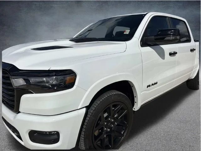 New 2027 Bright White Clear-Coat Exterior Paint RAM Laramie image 10