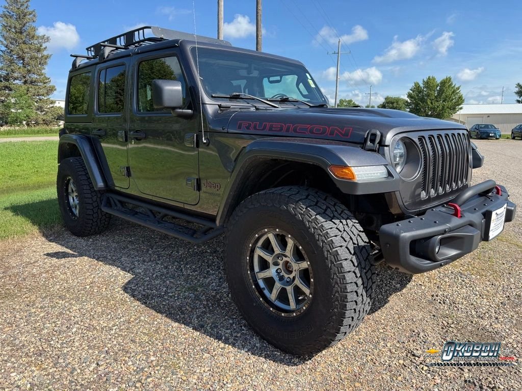 Used 2018 Gray Jeep Unlimited Rubicon image 1