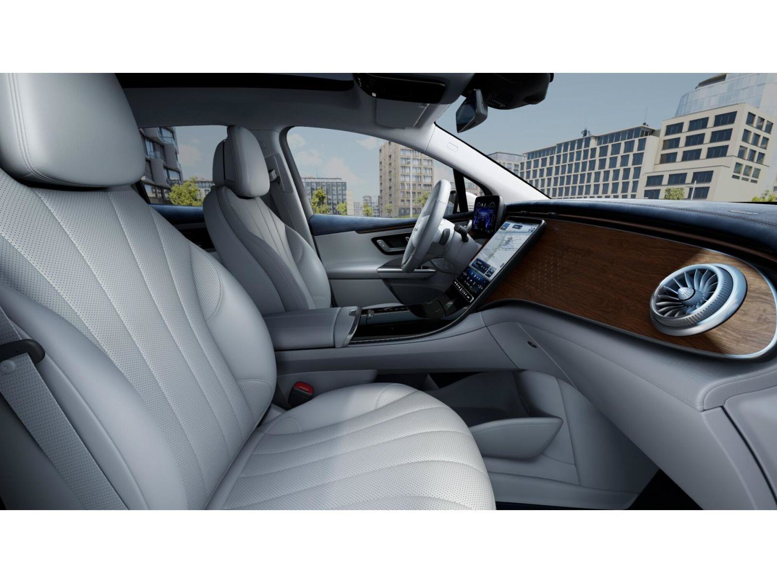New 2027 MANUFAKTUR Moonlight White Metallic Mercedes-Benz EQE 320+ image 4