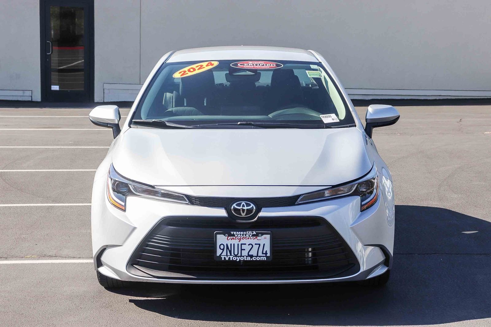 Certified Used 2024 Classic Silver Metallic Toyota LE image 2