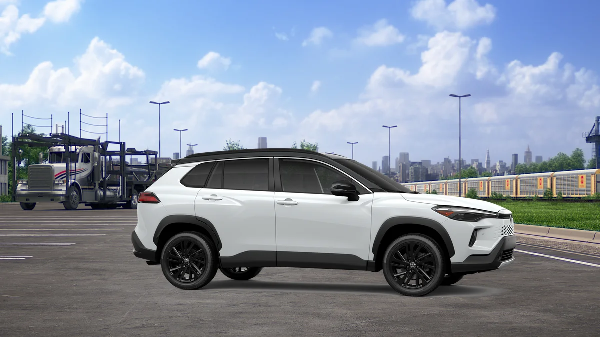 New 2026 Wind Chill Pearl with Jet Black roof Toyota Hybrid XSE image 13