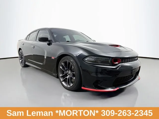 Used 2022 Black Dodge R T Scat Pack image 1