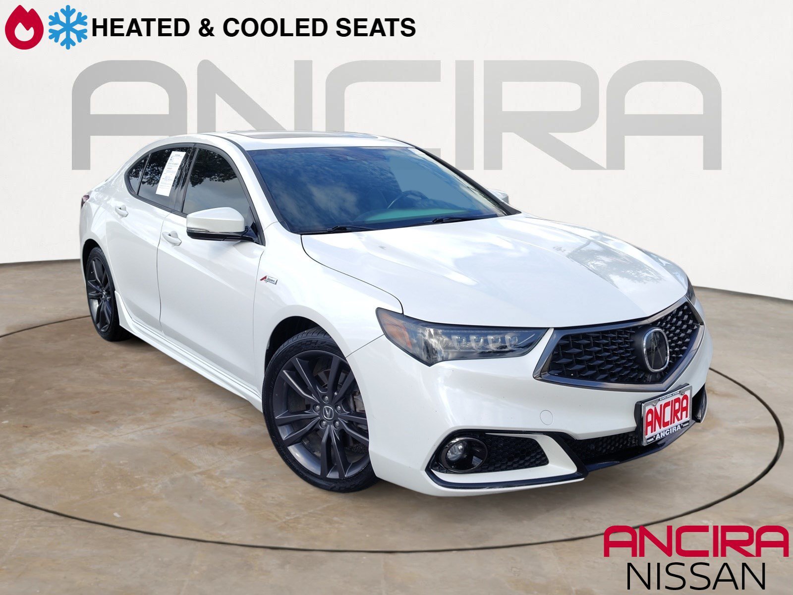 Used 2020 Platinum White Pearl Acura 2.4L A-Spec Pkg image 1
