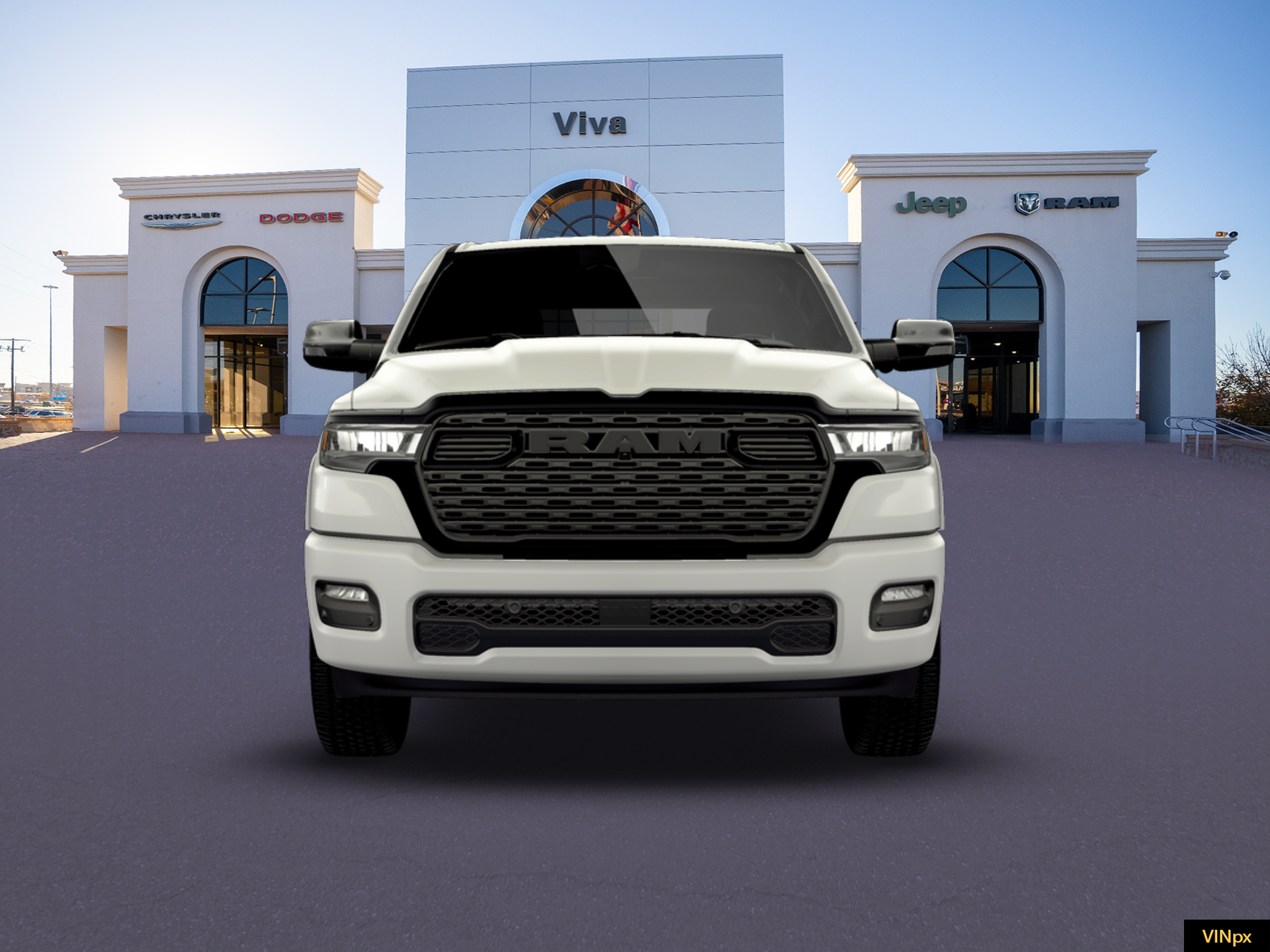 New 2026 Bright White Clear-Coat Exterior Paint RAM Big Horn/Lone Star image 12