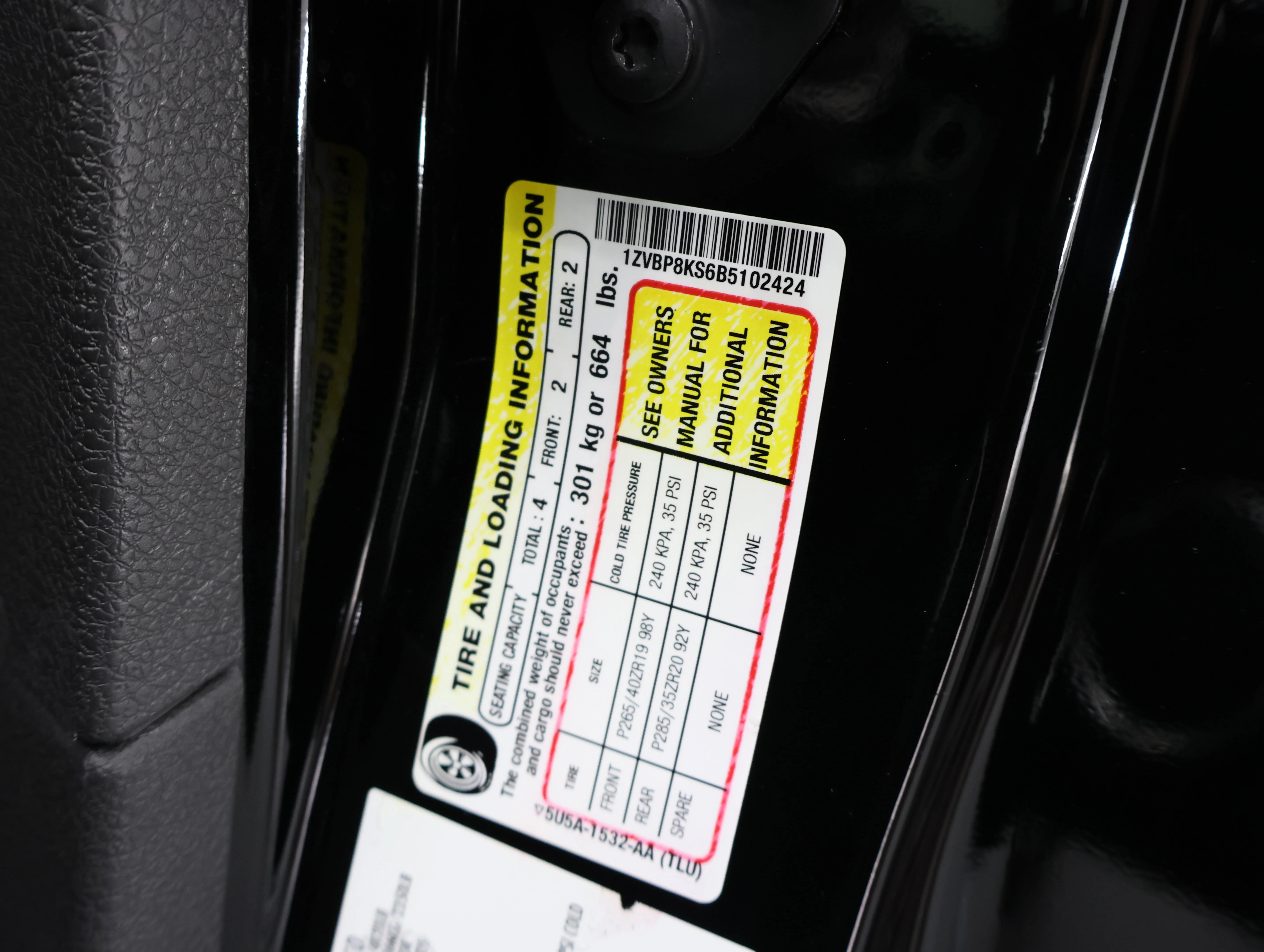 Used 2011 Black Ford Shelby GT500 image 64