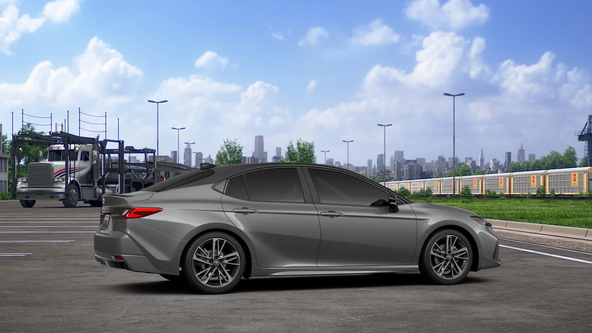 New 2026 Heavy Metal with Midnight Black Metallic roof Toyota XSE image 11