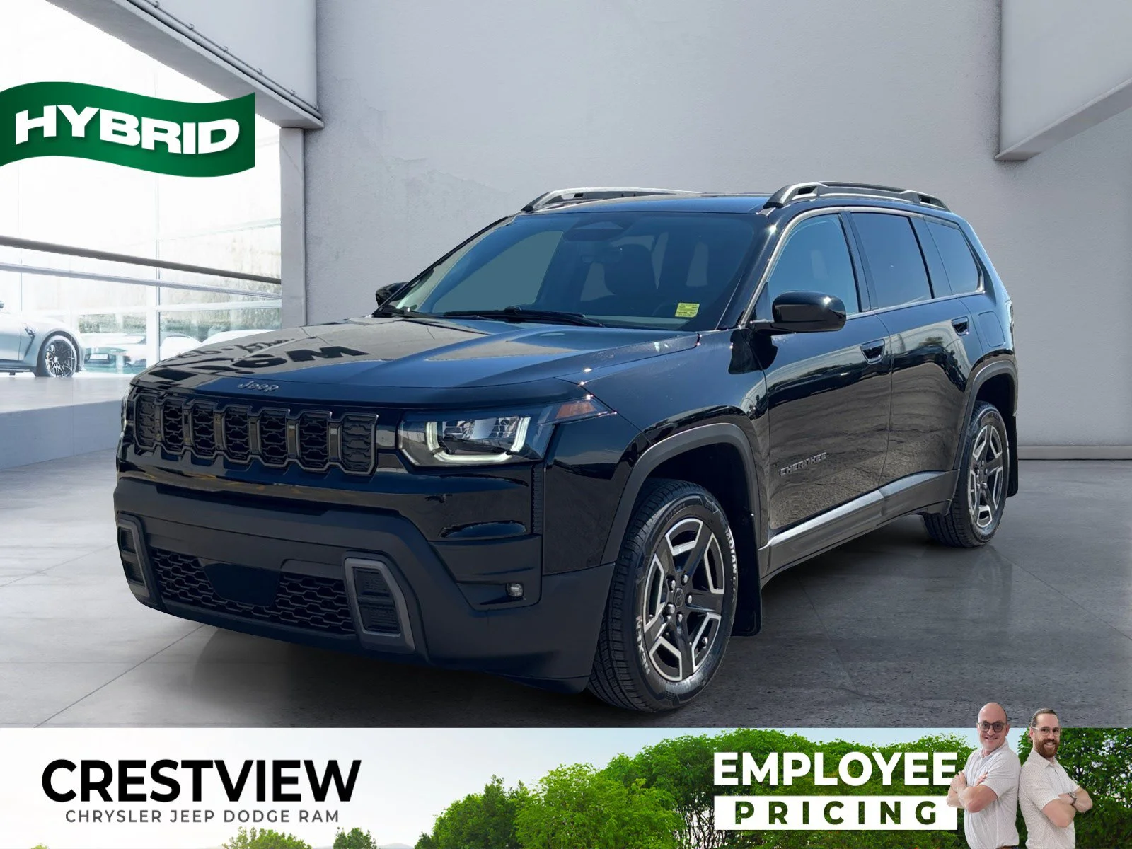 New 2026 Diamond Black Crystal Pearl Jeep Laredo image 1