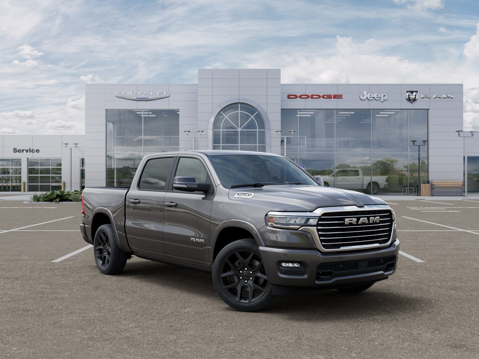 New 2026 Granite Crystal Metallic Clear-Coat Exterior Paint RAM Laramie image 5