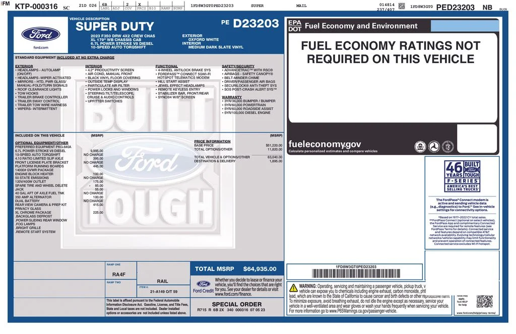 Used 2023 White Ford XL image 34