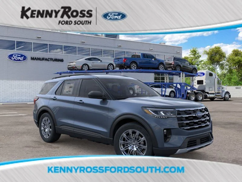 New 2026 Vapor Blue Metallic Ford Active image 1