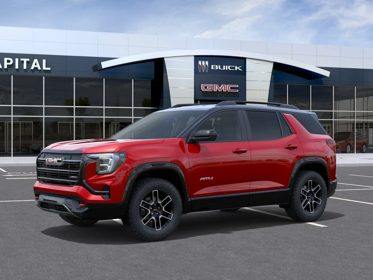 New 2027 Volcanic Red Tintcoat GMC AWD AT4 image 3