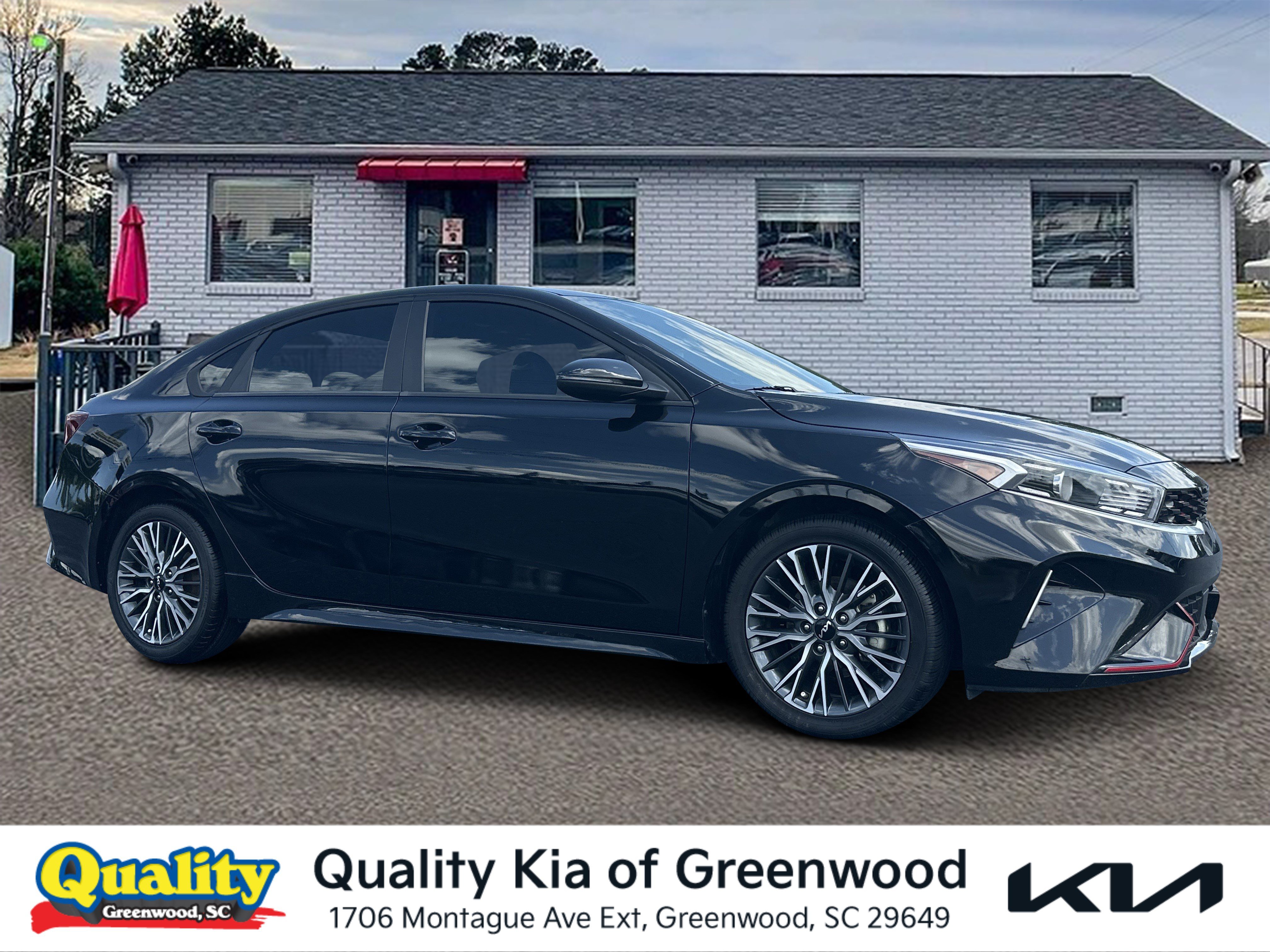 Used 2023 Aurora Black Kia GT-Line image 1