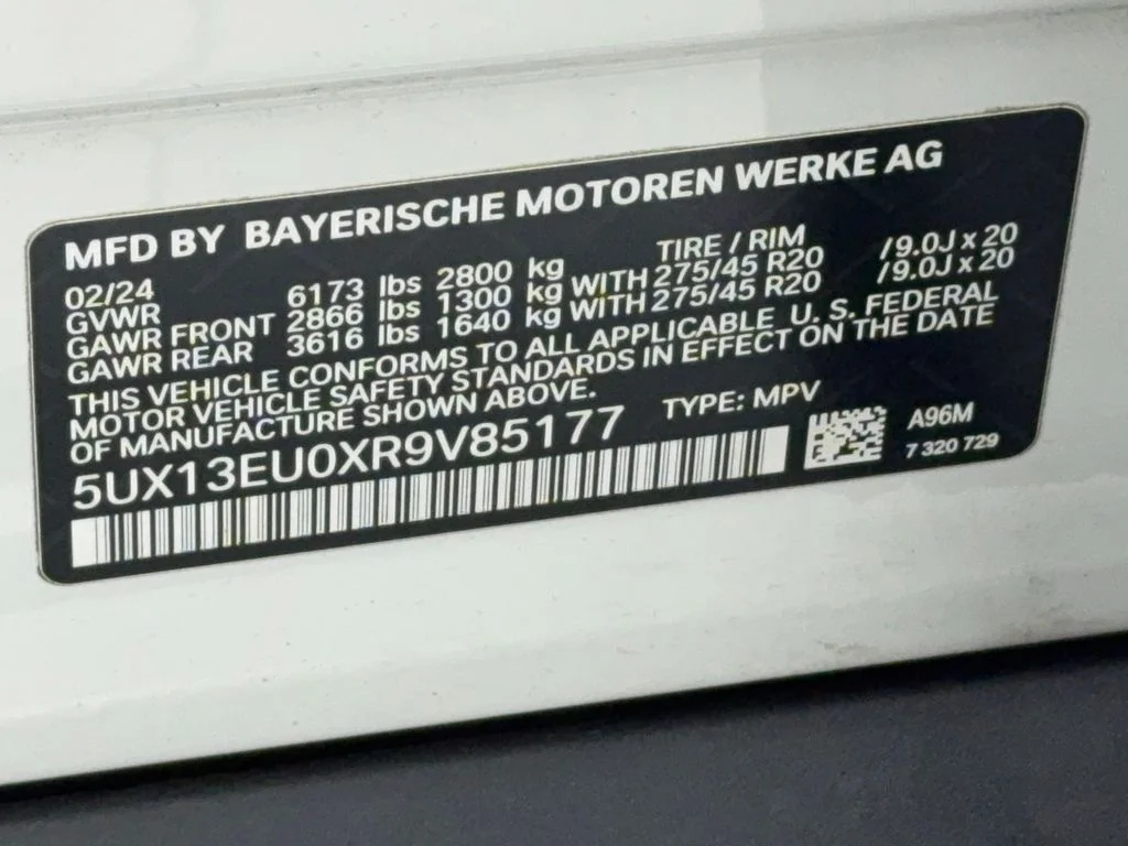 Used 2024 White BMW sDrive40i X LINE,NAV,CAM,PANO,CLMT STS,HEADS UP image 60