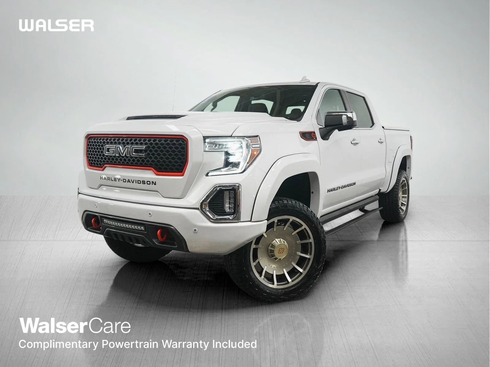 Used 2021 Summit White GMC 4WD Crew Cab Harley Davidson Edition image 1