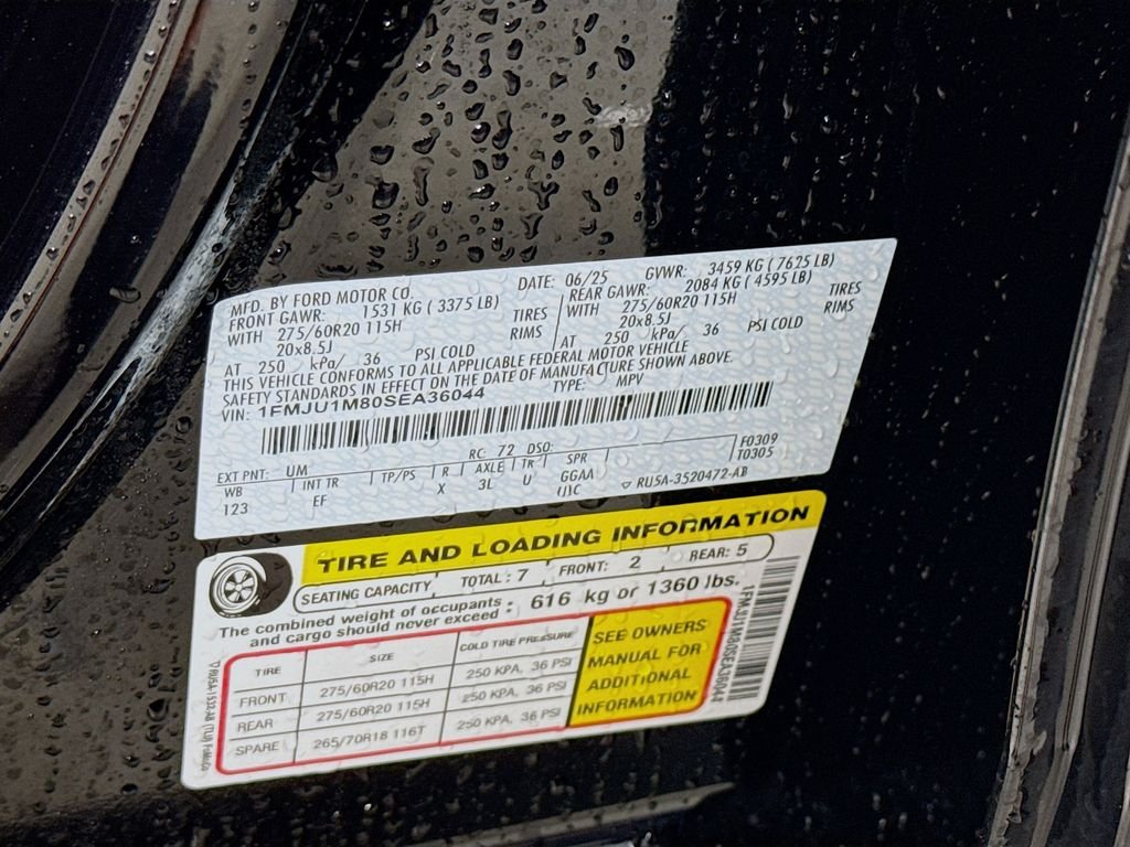 Used 2025 Agate Black Metallic Ford Platinum image 35