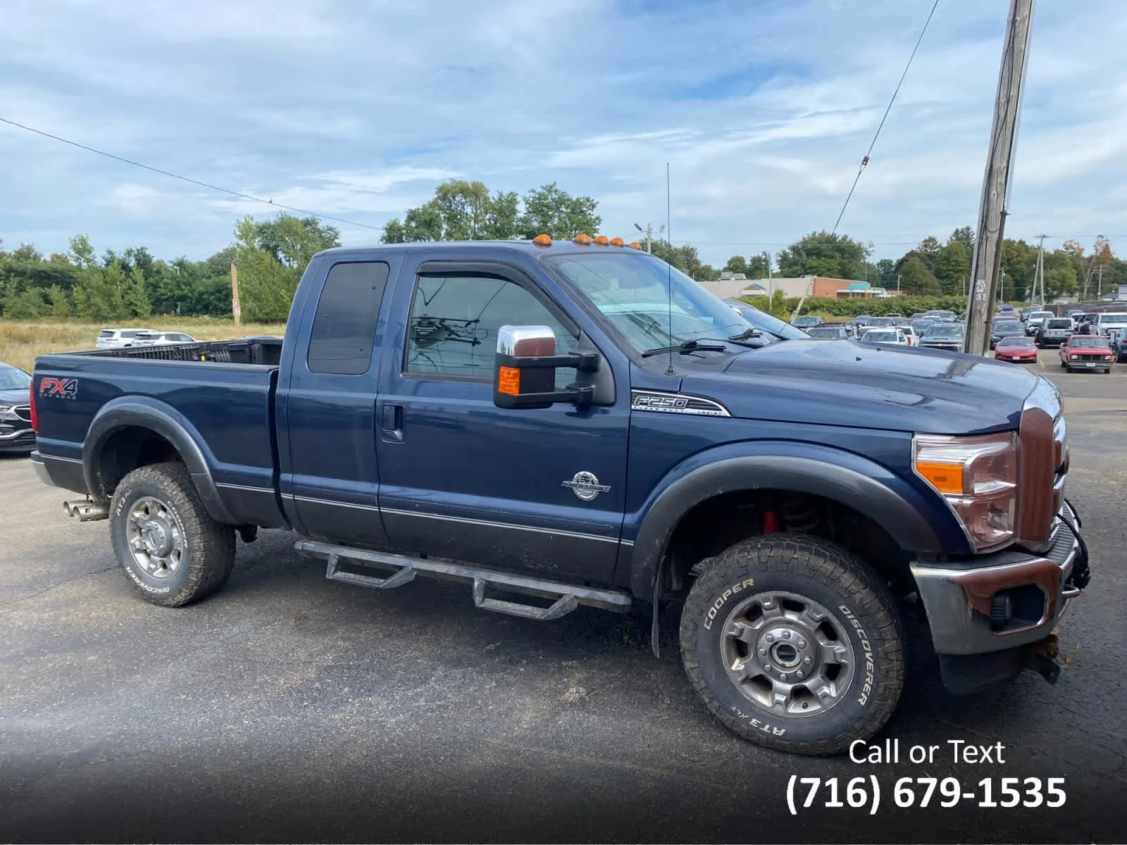 Used 2016 Blue Jeans/Magnetic Ford Lariat image 2