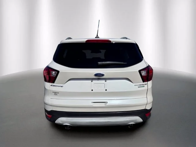 Certified Used 2019 White Platinum Clearcoat Metallic Ford Titanium image 3