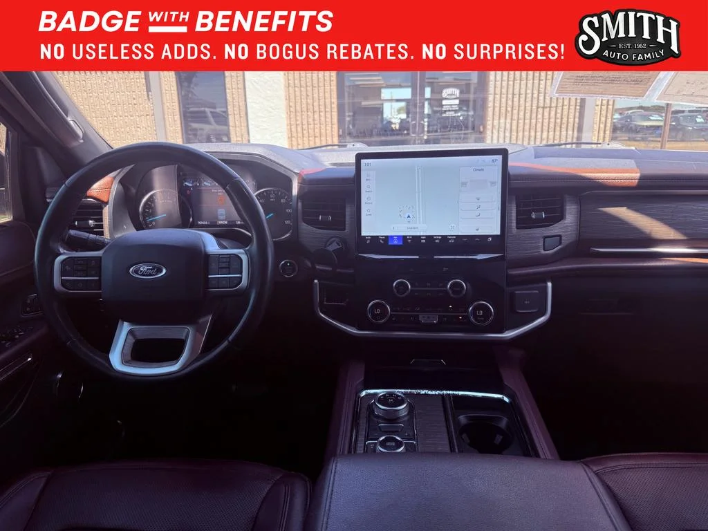 Certified Used 2023 Agate Black Metallic Ford Limited image 15
