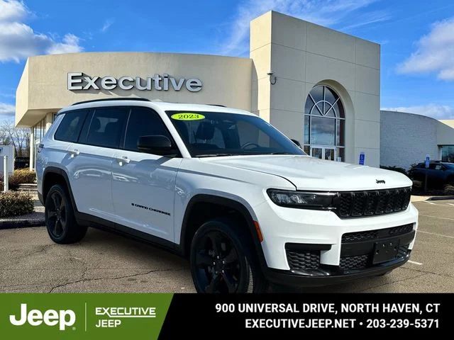 Certified Used 2023 White Jeep Altitude image 1