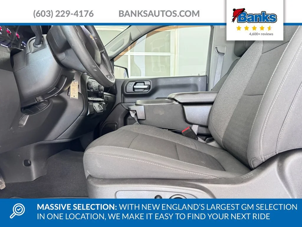 Certified Used 2021 SUMMIT WHITE Chevrolet Work Truck image 8
