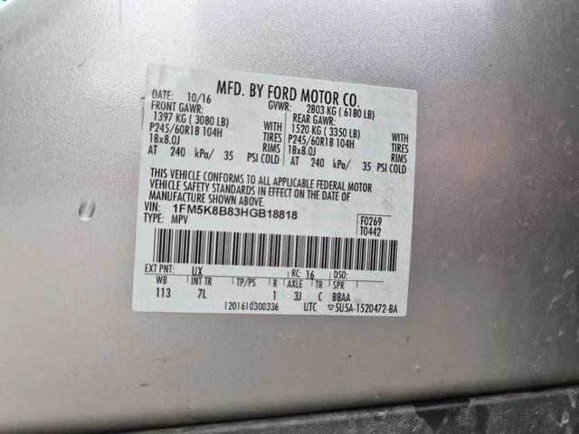 Used 2017 Ingot Silver Ford Base image 25