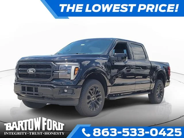 New 2026 Black Metallic Ford Lariat image 1