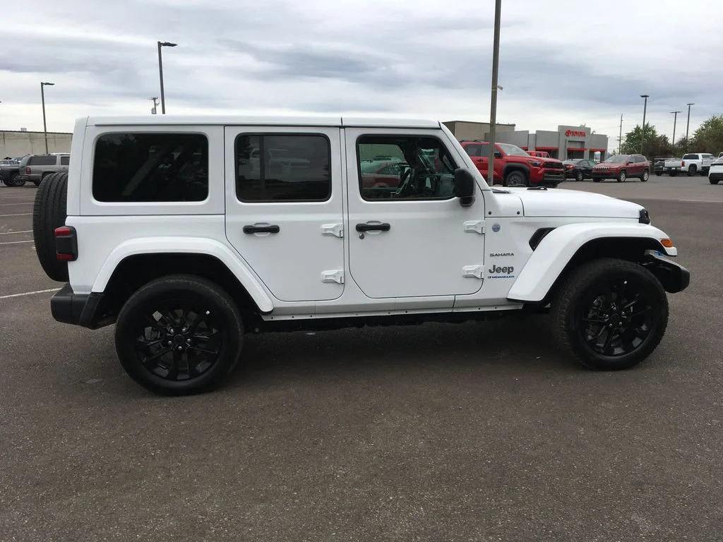 Used 2024 White Jeep Sahara 4xe image 7